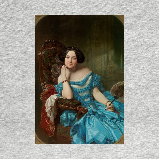 Amalia de Llano, a Spanish Countess and Author by Federico de Madrazo by Classic Art Stall